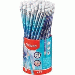 CRAYON DE PAPIER ARCTIC, AVEC GOMME, HB, POT DE 72