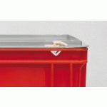 PAIRE DE CLIPS FERMETURE POUR COUVERCLE BAC ATHENA 4305A