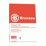 ETIQUETTE ADRESSE MULTI-USAGES 99,1 X 33,9 MM BRUNEAU BLANCHE - BOÎTE DE 3 200