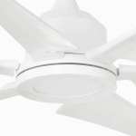 FARO BARCELONA VENTILATEUR CIES XL GRANDES PIÈCES, DC BLANC