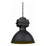 QAZQA - SICKO - LED SUSPENSION - 1 LUMIÈRE - Ø 38.5 CM - NOIR - MODERNE, INDUSTRIEL - ÉCLAIRAGE INTÉRIEUR - SALON I CHAMBRE I CUISINE I SALLE À