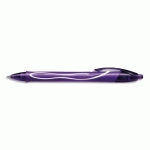 STYLO BILLE BIC GELOCITY QUICK DRY - ENCRE GEL - VIOLET