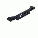 SUPPORT FAÇADE À VISSER 2D PLUMIER - NOIR HETTICH