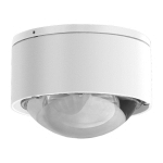 TOP LIGHT PUK MINI ONE 2 SPOT LED, LENTILLE TRANSPARENTE, BLANC MAT