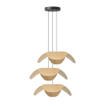 UMAGE FORGET ME NOT LARGE SUSPENSION À 3 LAMPES, CHÊNE