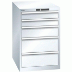 ARMOIRE BLANC PUR 564X725X850 AVEC 5 TIR. 75KG _ 14.399.110 - LISTA