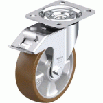 BLICKLE - ROULETTE PIVOTANTE À FREIN Ø 125MM BANDAGE POLYURÉTHANE PU 250KG - L-ALB 125K-FI