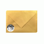 LOT DE 2 - PAQUET DE 20 ENVELOPPES POLLEN 162X229MM 120G/M² - OR