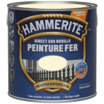 HAMMERITE - PEINTURE DIRECT SUR ROUILLE MARTELÉE BLANC BRUME 2,5 L BLANC BRUME