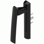 POIGNÉE SARENA EXTÉRIEURE DÉPORTÉE POUR PORTE COULISSANTE DS8524 - NOIR MAT 9005 - MAIN DROITE LA CROISÉE DS