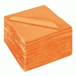 SERVIETTE EN OUATE LOTUS PAPIER 39 X 39 CM, ORANGE - PAQUET DE 150