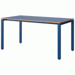 TABLE MALIBU 160X80 T6 SOUDÉ STRA ALAISÉ BLEU U525/BLEU 5005 - MANUTAN EXPERT