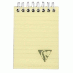 BLOC RELIURE INTÉGRALE LINICOLOR FRESH EN-TÊTE A7 160 PAGES DÉTACHABLES LIGNÉ COUVERTURE PLASTIQUE POLYPROPYÈNE RAINURÉ COULEUR ALÉATOIRE - ASSORTIS - LOT DE 10