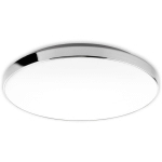 BRILONER - LAMPE DE SALLE DE BAIN LEUCHTEN MALBONA, 18 W, 1850 LM, IP44, BLANC-CHROME, PLASTIQUE-MÉTAL, Ø 35,5 CM