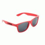 LUNETTES DE SOLEIL PUBLICITAIRES ROUGE - MARQUAGE 1 COULEUR
