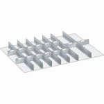 MATÉRIEL DE SUBDIVISION POUR TIROIRS 918X612X75MM - LISTA