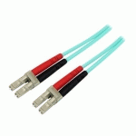 STARTECH.COM CÂBLE FIBRE OPTIQUE MULTIMODE DE 5M LC/UPC À LC/UPC OM4, FIBRE ZIPCORD 50/125ΜM LOMMF/VCSEL, RÉSEAUX 100G, FAIBLE PERTE D