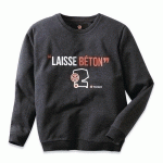 SWEAT À MESSAGE HOMME LSWEAT TAILLE: XL ANTHRACITE - PARADE