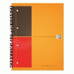 LOT DE 5 - CAHIER SPIRALE OXFORD INTERNATIONAL NOTEBOOK A+ 23 X 29,7 CM - PERFORÉ 4 TROUS - BLANC LIGNÉ - 160 PAGES