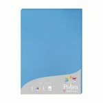 ETUI DE 25 FEUILLES POLLEN 210X297MM 210G/M2 - BLEU TURQUOISE - LOT DE 2