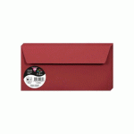 LOT DE 2 - PAQUET DE 20 ENVELOPPES POLLEN 110X220MM 120G/M2 - BORDEAUX