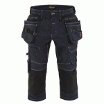 PANTACOURT X1900 ARTISAN STRETCH 2D MARINE/NOIR TAILLE 38 - BLAKLADER