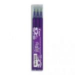 PILOT POCHETTE DE 3 RECHARGES POUR ROLLER FRIXION BALL VIOLET DE 356094