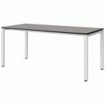 TABLE MALIBU 180X80 T6 SOUDÉ ST ANTIB BÉTON F186/NO BLC 9016