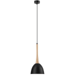 LAMKUR LIGHTING - LAMKUR TULIP PLAFONNIER DOME SUSPENSION NOIR, 1X E27