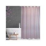 RIDEAU DE DOUCHE EN POLYESTER 180X200 CM PREM.UNI ROSE 705C