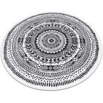 TAPIS FUN NAPKIN, SERVIETTE DE TABLE CERCLE - GRIS GREY CERCLE 200 CM