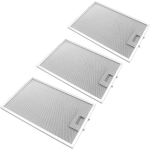 3X FILTRES PERMANENT À GRAISSE COMPATIBLE AVEC SIEMENS LC75752/01, LC75752/02, LC75950/01, LC75950SD/01 HOTTE DE CUISINE, MÉTAL - VHBW