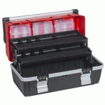BOÎTE À OUTILS MCPLUS ALU >C< 22, PP, ROUGE/NOIR
