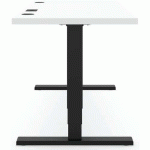 BUREAU ELEMENTS SOLID 2000 AVEC CHARGEUR QI - NOIR - ARGENT - ACTIFORCE