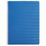 CAHIER RELIURE INTÉGRALE LINICOLOR INTENSIVE A4 100 PAGES PETITS CARREAUX COUVERTURE PLASTIQUE POLYPROPYÈNE RAINURÉ COULEUR ALÉATOIRE - ASSORTIS - LOT DE 10