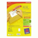 ETIQUETTE ADRESSE LASER 99,1 X 139 MM AVERY L7169-100 BLANCHE - BOÎTE DE 400