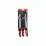 SET DE 3 RÂPES À BOIS EMMANCHÉES GROSSES PIQURES 200 MM - HANGER - 110391