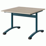 TABLE MALIBU 80X80 T3 DL STRA ABS ACACIA/BLEU 5025