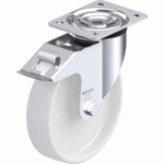 BLICKLE - ROULETTE PIVOTANTE À FREIN Ø 200MM BANDAGE POLYAMIDE PA 6.6 400KG - L-PO 200G-FI