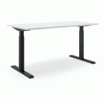 BUREAU RÉGLABLE STEELFORCE PRO 370 SLS 160CM - NOIR GRIS - ACTIFORCE