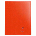 CAHIER KOVERBOOK CLAIREFONTAINE 24 X 32 CM GRAND CARREAUX 96 PAGES - ROUGE