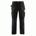 PANTALON DE TRAVAIL ARTISAN BAS AMOVIBLES NOIR TAILLE 44 - BLAKLADER