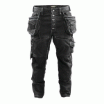 PANTALON DE TRAVAIL X1900 ARTISAN CORDURA® DENIM STRETCH TAILLE 46 - BLAKLADER