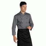 VESTE CHEF CUISINIER GRIS