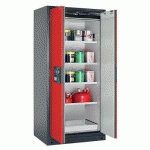 ARMOIRE SÉCURITÉ Q-PEGASUS-90 Q90.195.090.WDAC GRIS/ROUGE - ASECOS