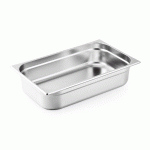 BAC GASTRONORME BASIC GN  2/1 - PROFONDEUR 100 MM