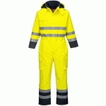 COMBINAISON DE PLUIE HAUTE-VISIBILITÉ BIZFLAME S775 JAUNE M - PORTWEST