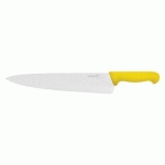 COUTEAU DE CUISINE MANCHE JAUNE LONGUEUR 260MM_182 513 - MATFER