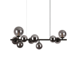 IDEALLUX IDEAL LUX PERLAGE SUSPENSION LONGUEUR 81CM NOIR/NOIR