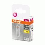 OSRAM 3 AMPOULES BROCHE LED G4 1,8W 2 700K TRANSP